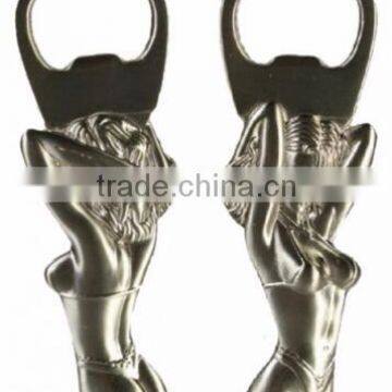 mini aluminum beautiful girl shaped bottle opener