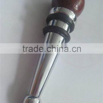 Popular Wood Ball Shape Bottle Wine Stopper photo-3