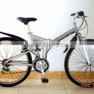 26" 18speed silver foldable bicycle for hot sale SH-FD046