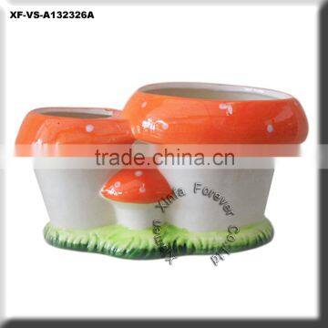 ceramic mashroom planters for garden decor