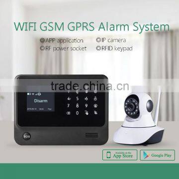 Home security wireless wired alarm system G90B new discount with multi-language WIFI GSM GPRS network