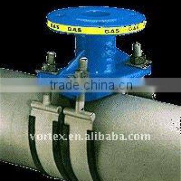 saddle strape with double stainless steel band for steel pipe