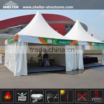 10 people 5*5m luxury aluminium frame outdoor canopy tent for golf event