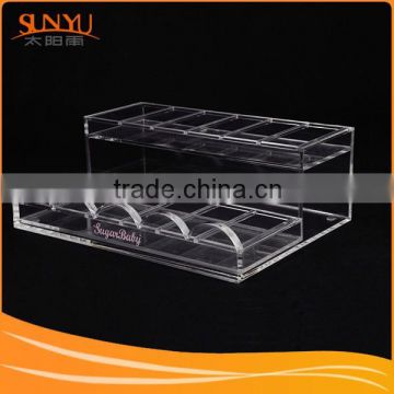 With 16 Years Manufactory Experience Custom Perspex Acrylic Nail Polishing Shelf