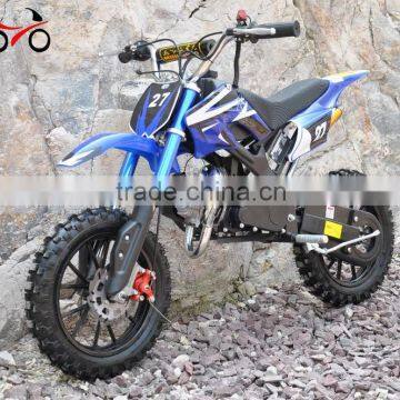 CE Approved bule 49cc gas mini bike dirt bike pocket bike 50cc