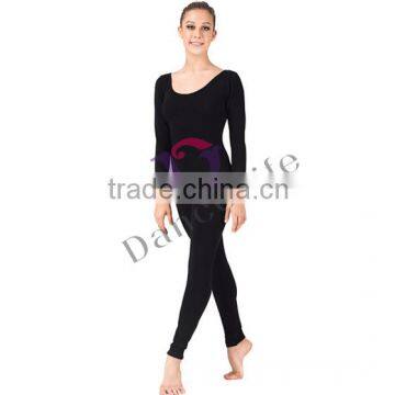 A2619 Long Sleeve Ankle Length Unitard Athletic Unitards With Long Sleeves Ballet Unitards for Gymnastic Unitard photo-2
