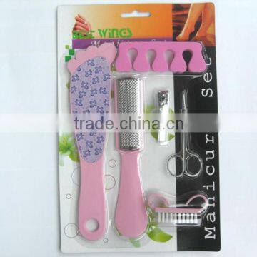 6pcs blister card pedicure set