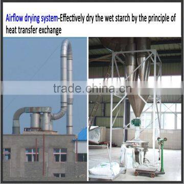 High quality cassava starch flour cassava processing machine