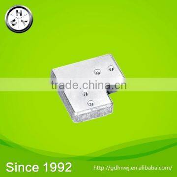 22 years old history Hot selling zinc plated furniture connecting corner in zinc alloy(CF5211)