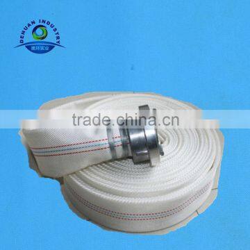 single jacket fire hose rubber covered fire hose