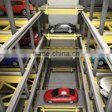 shuttle and lift parking system with robotic carrier