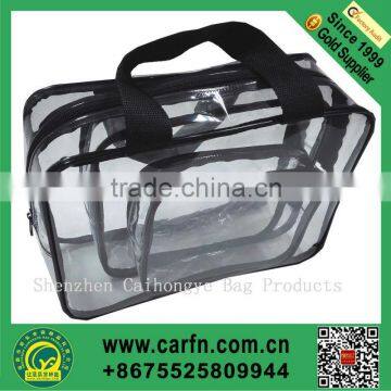 Hot sale pvc packaging bag for cosmetic,cosmetic pvc packaging bag