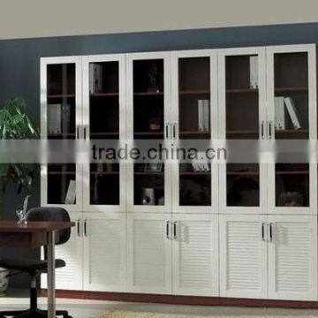 Hot sale classic wooden bookcase with glass