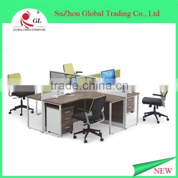 Suzhou latest chic new design modern wooden wooden computer desk