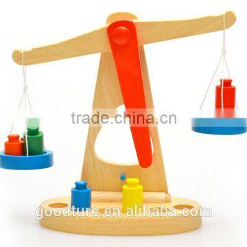 Wooden Balance Scale Kids Learning Toy photo-2