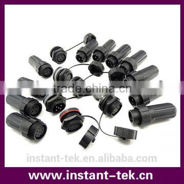 INST M22 12pin female and male waterproof connector assembly cable