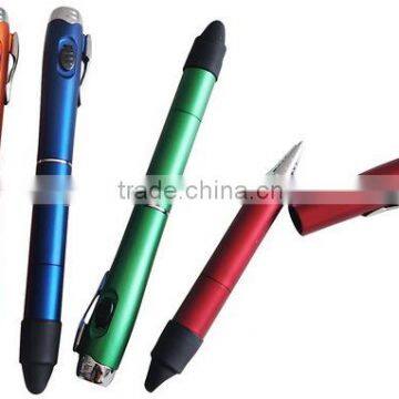 multifunction ballpen with touch screen and light