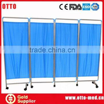 Folding hospital screens