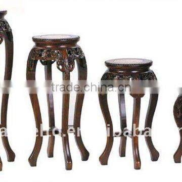 Solid wood Round Flower antique Stand/plant stand