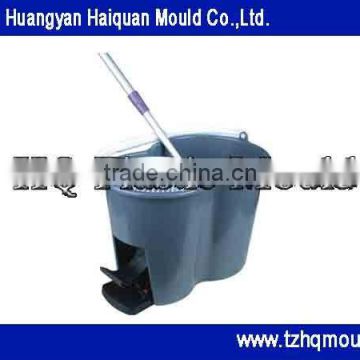 highly-popular double-drive spin magic mop plastic mould,household products moulds