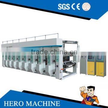 HERO BRAND High Speed 1-8 Color Rotogravure Printing Machine Quality Choice Most Popular