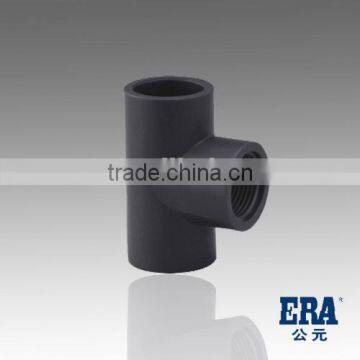 New material ERA pipe fitting PVC Female TEE BS4346( Class E)