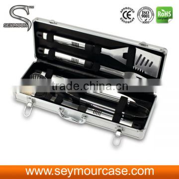 Newest design hot sale bbq tools aluminum case