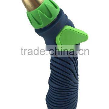 3 Ways Thumb Control Metal Hose Nozzle TPR coated, Thumb Control