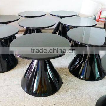 fiberglass coffee furniture table, tea table decoration use ice cream bar