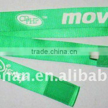 Screen printed polyester neck lanyards with swivel j-hook