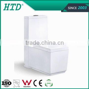 HTD-0806 New design bathroom washdown one piece ceramic wc toilet