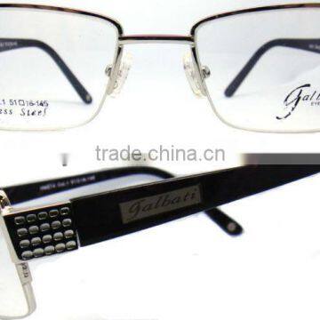 2013 Fashion design men rimless optical frame