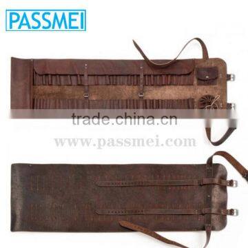 Multi-Use Leather Tool Roll Leather Made in China photo-3