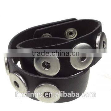 CJ1291 New fashion adjustable snap bracelet, wide cuff bracelet, leather friendship bracelets