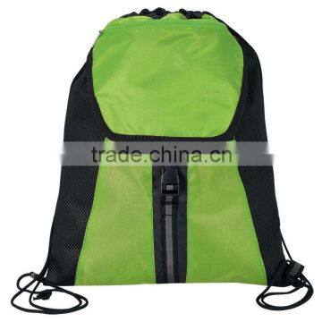 classic polyester and non-woven drawstring bag