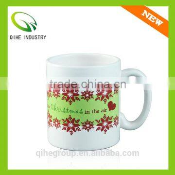 china ceramic white mug with beautiful designs