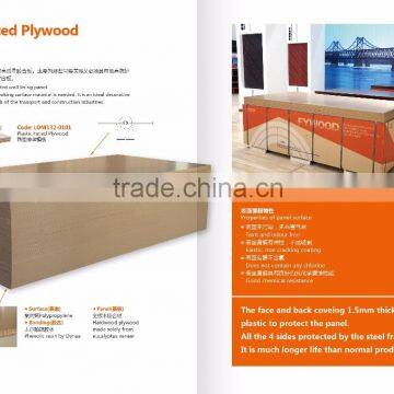 plastic film faced plywood aminated plastic plywood hardwood core