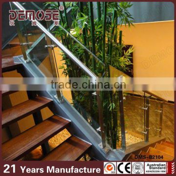 Acrylic / Crystal Tempered Glass Railing for Staircase