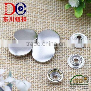 Different Metallic Colors Fastener and High Quality Ring Metallic Button for Jacket