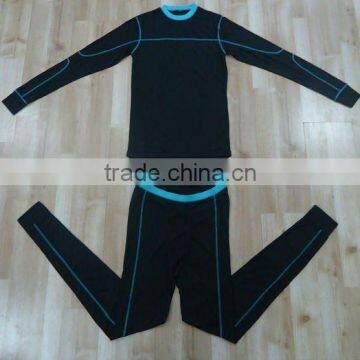 Mens Fashion Sports Base Layer; Mens Long Johns; Mens 100% Polyester Underwear