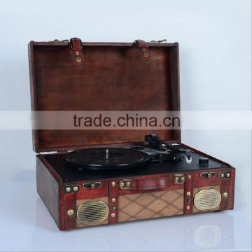 New hot sale USB bluetooth Vinyl Suitcase Style Turntable record player home turntable Vinyl player