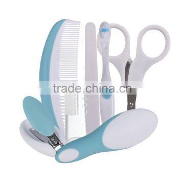 Soft nylon bristlesr baby hair brush set