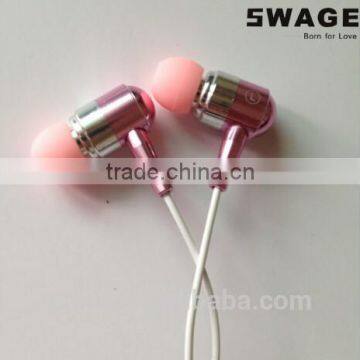 PH-EM601pink Color Metal Earphone With Good Sound and Eva Bag Packing photo-4