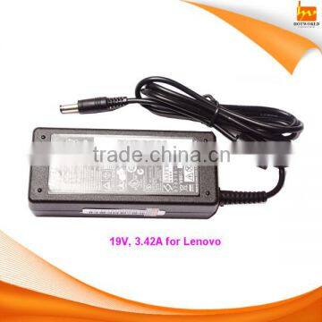 external laptop battery charger for lenovo 19v 3.42a 65w 5.5*2.5mm