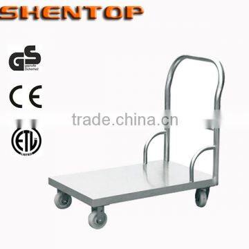 Shentop 2014 Newest Hotel/Restaurant/School Kitchen Platform Hand Truck With Four Wheels STJPTC-01