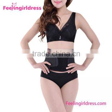 Black Slimming Corset Waist Body Shaper Belt photo-3