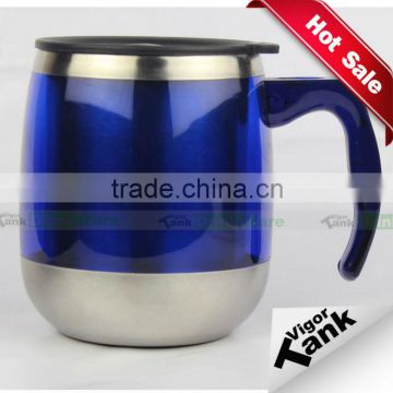 Double Wall Insulated Beer Travel Mug with Handle