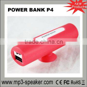 Suction silicon portable mini size power bank for samsung