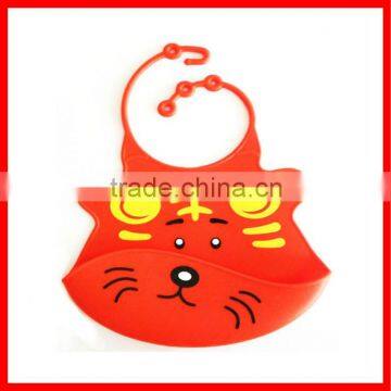 2013 lovely animal silicone baby bandana bib