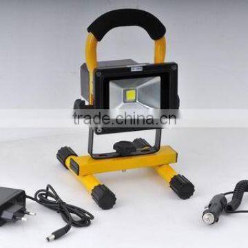 outdoor 10w rechargeable flood light